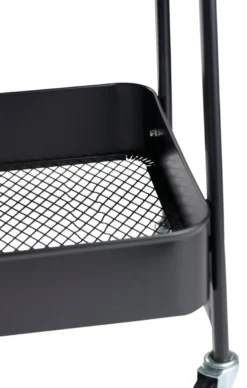 Trillebord med 3 hyller svart 44 x 30 x 79 cm - DAY