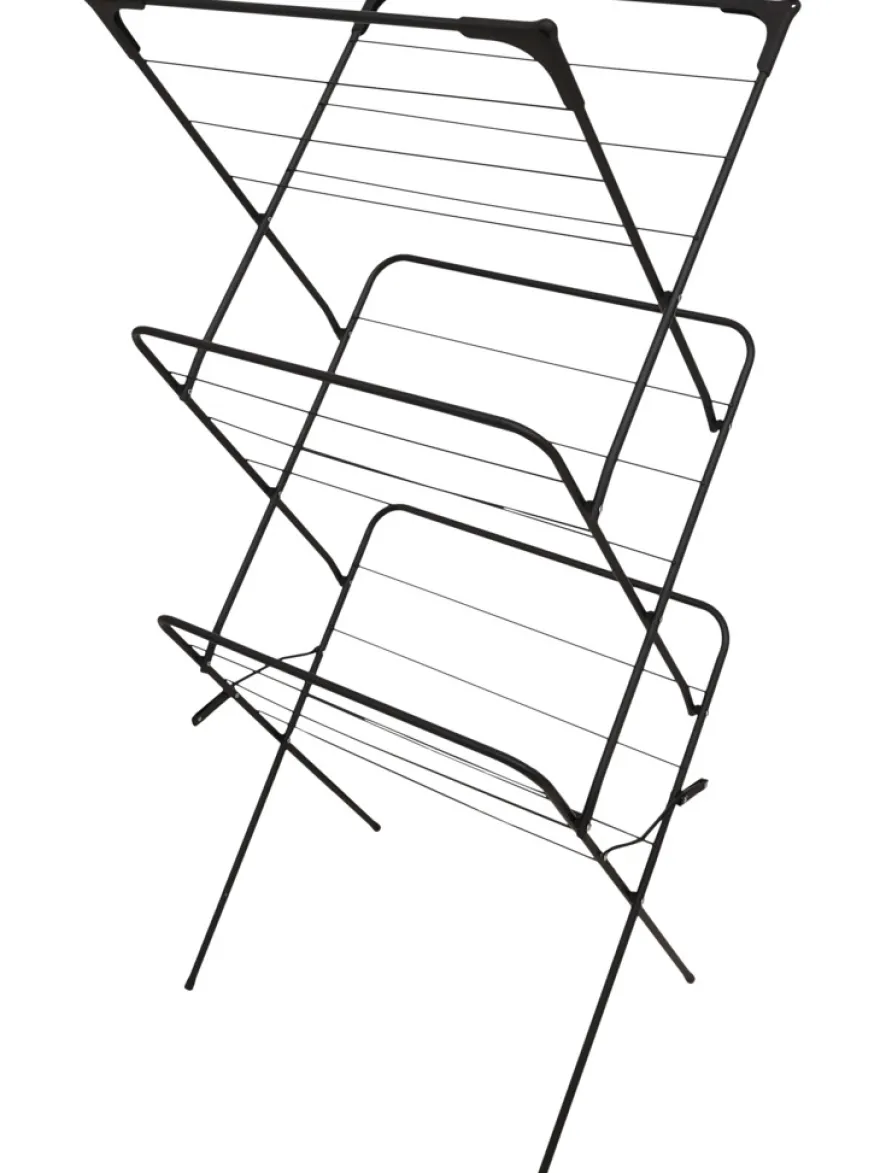 Tørkestativ 14 meter - svart