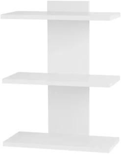 Vegghylle m/3 hyller hvit – DAY