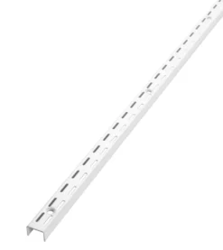 Veggskinne Rack System 160 cm - hvit