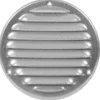 Ventilrist med netting Ø165 mm - galvanisert