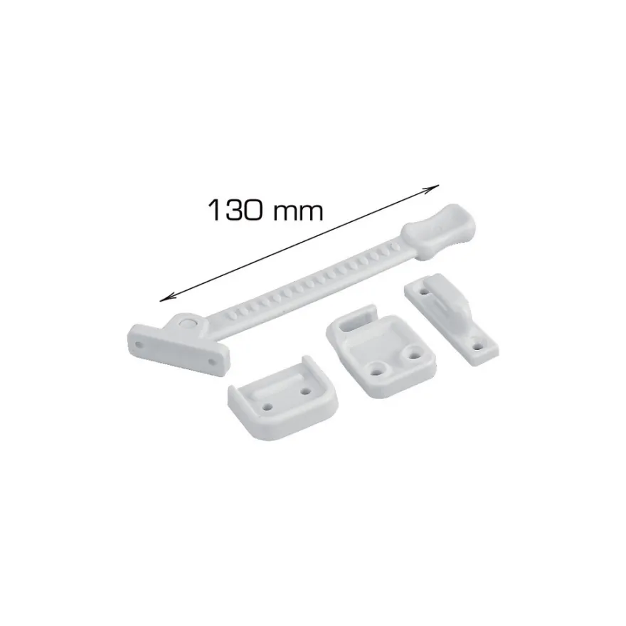 Vindusholder 130 mm hvit